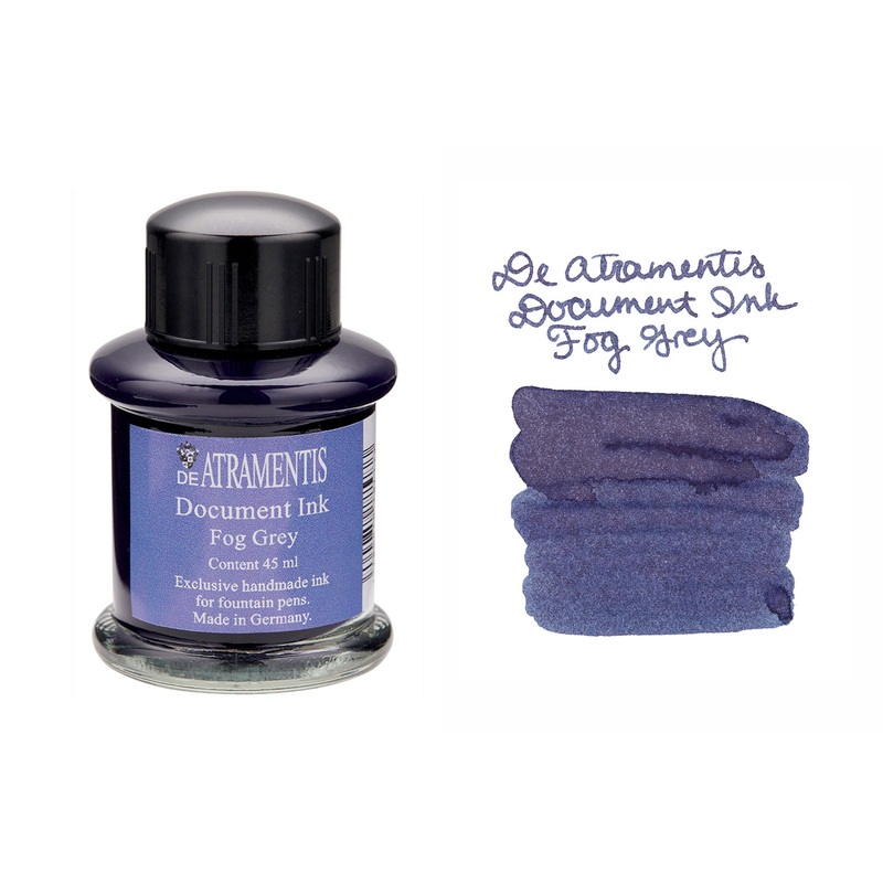 De Atramentis Document Ink Fog Grey - 45ml Bottled Ink