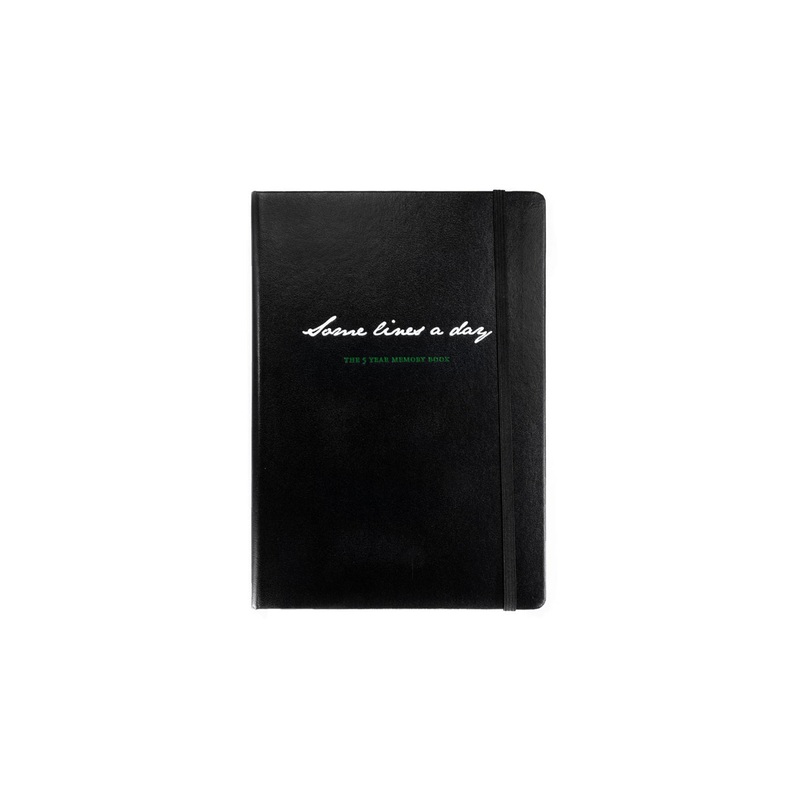 Leuchtturm1917 Some Lines a Day 5 Year Memory Notebook - Black