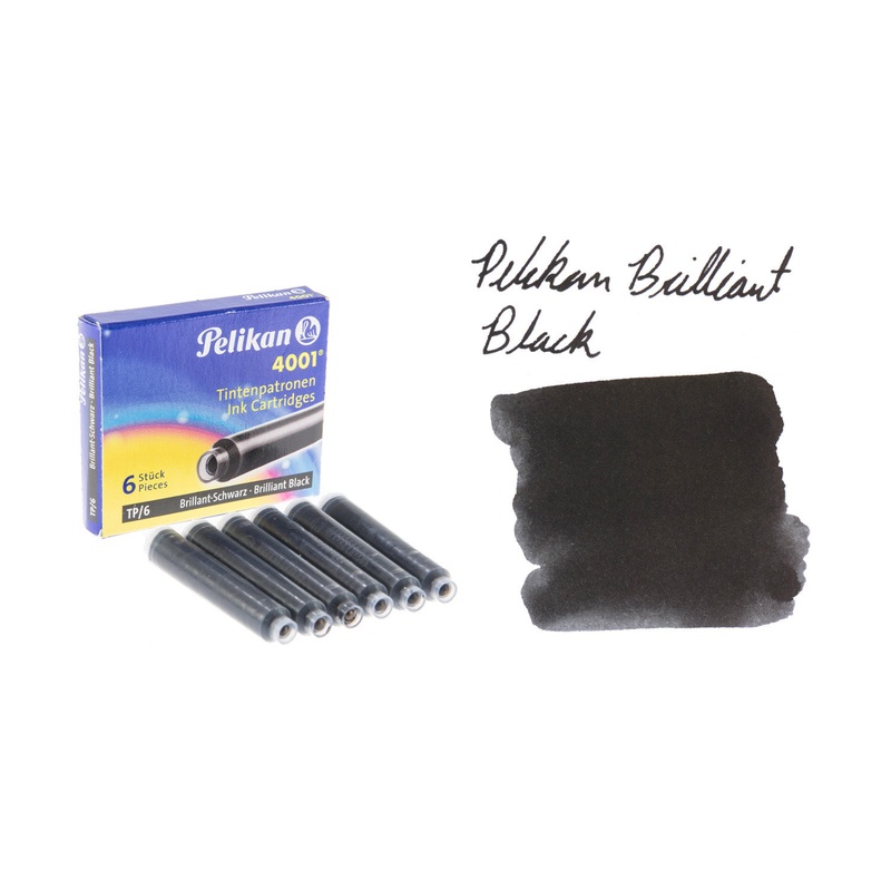 Pelikan Brilliant Black TP6 - Ink Cartridges