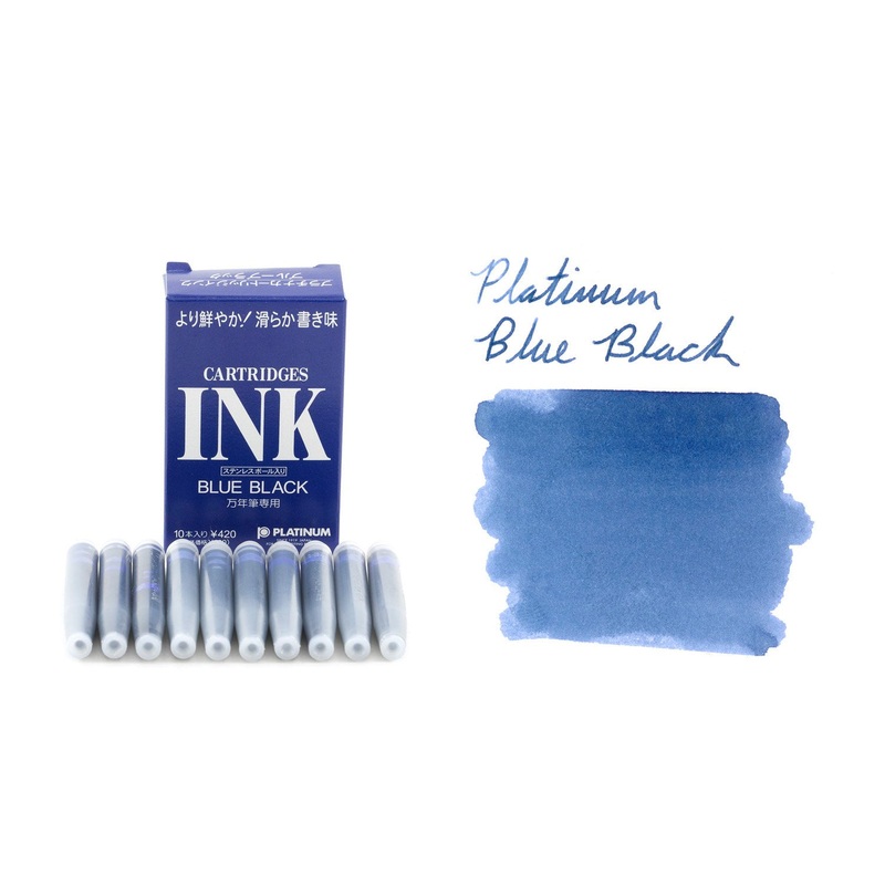 Platinum Blue-Black - Ink Cartridges (10 Pack)