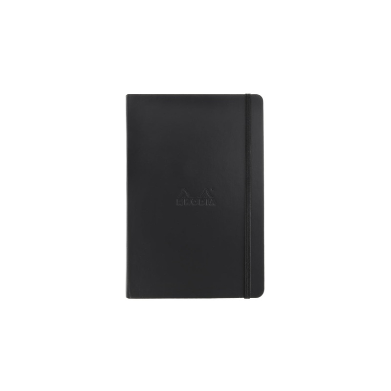 Rhodia A5 Webnotebook - Black, Dot Grid