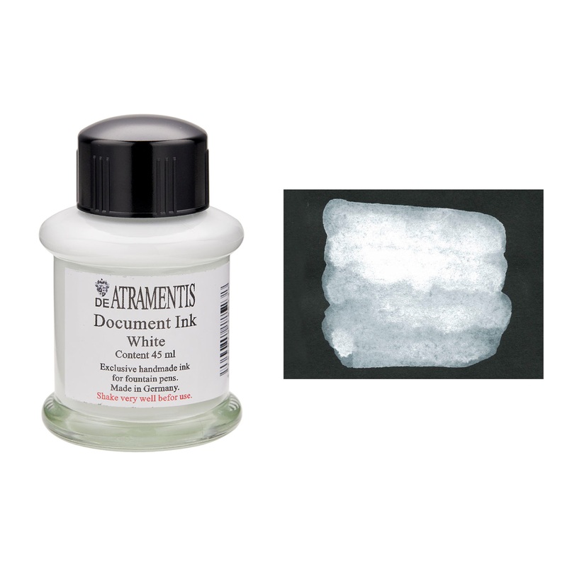 De Atramentis Document Ink White - 45ml Bottled Ink