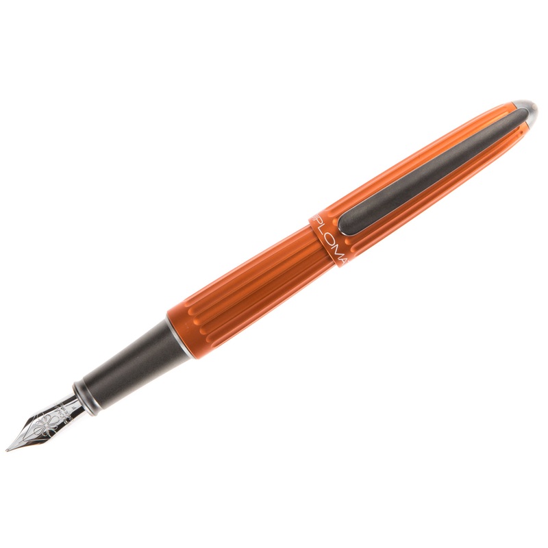 Diplomat Aero Fountain Pen - Orange