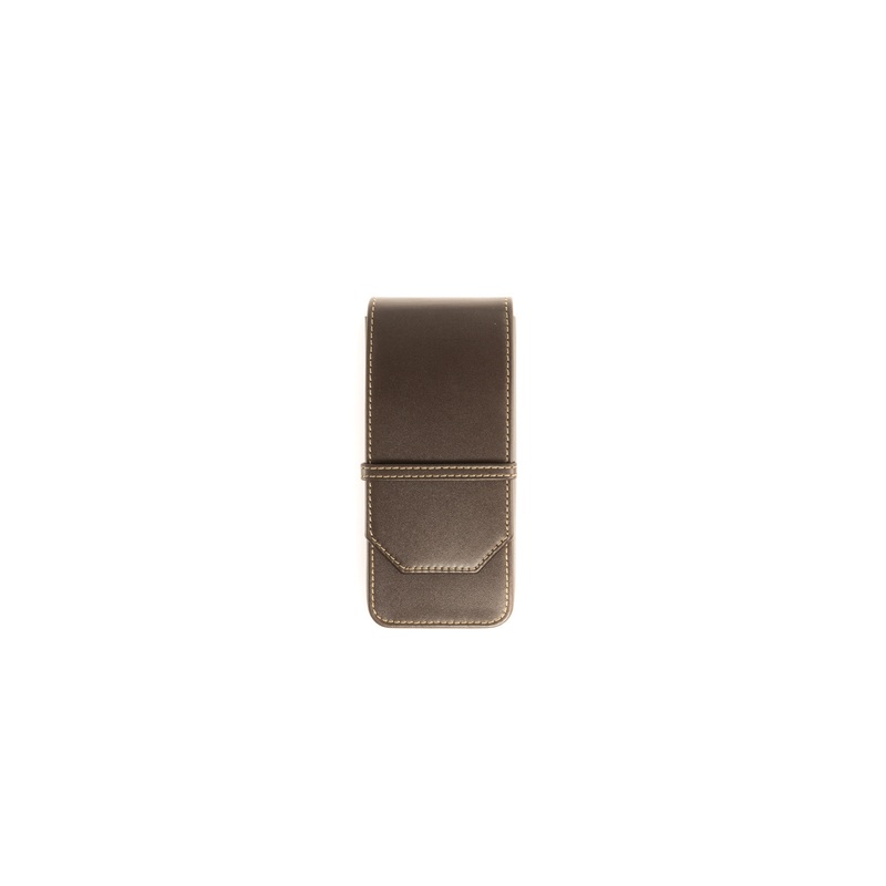Franklin-Christoph 3 Pen Case - Brown