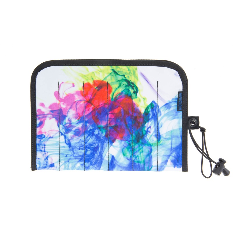 Rickshaw Bagworks Simple 6-Pen Hand Roll - Inky Rainbow