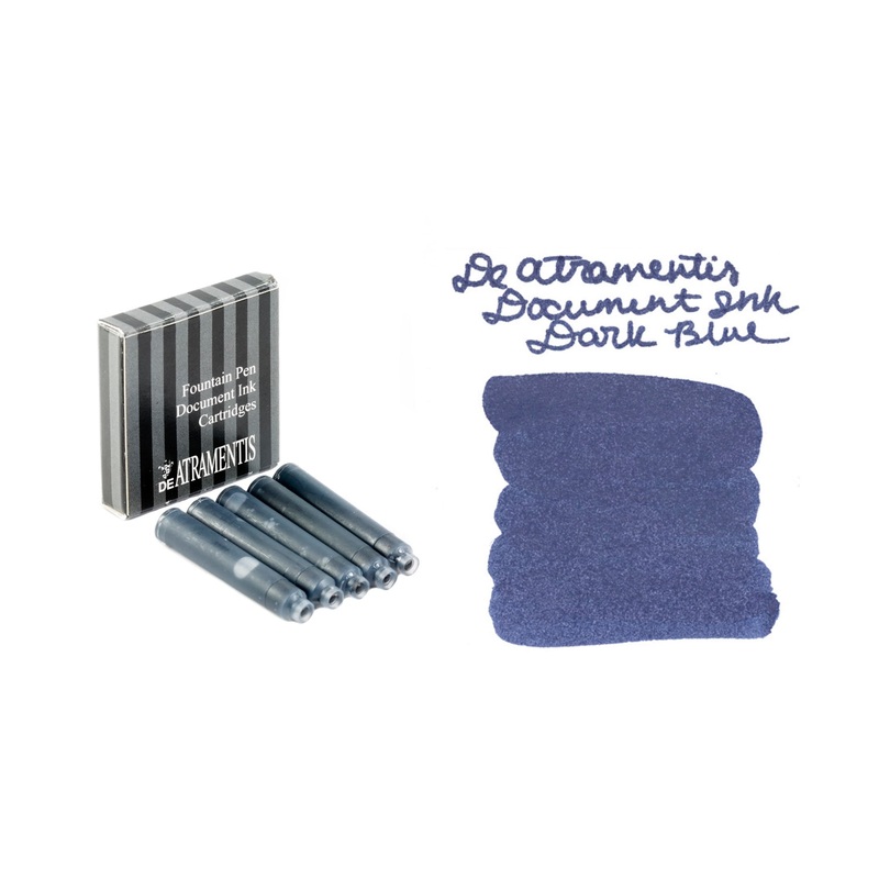 De Atramentis Document Ink Dark Blue - Ink Cartridges