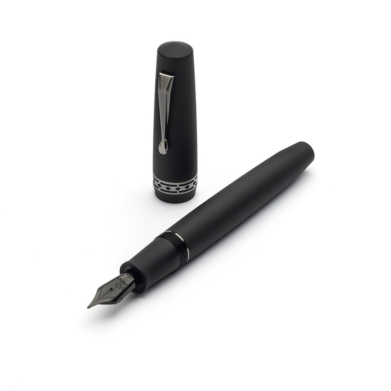 Radius 1934 Settimo Fountain Pen - Matte Black RT