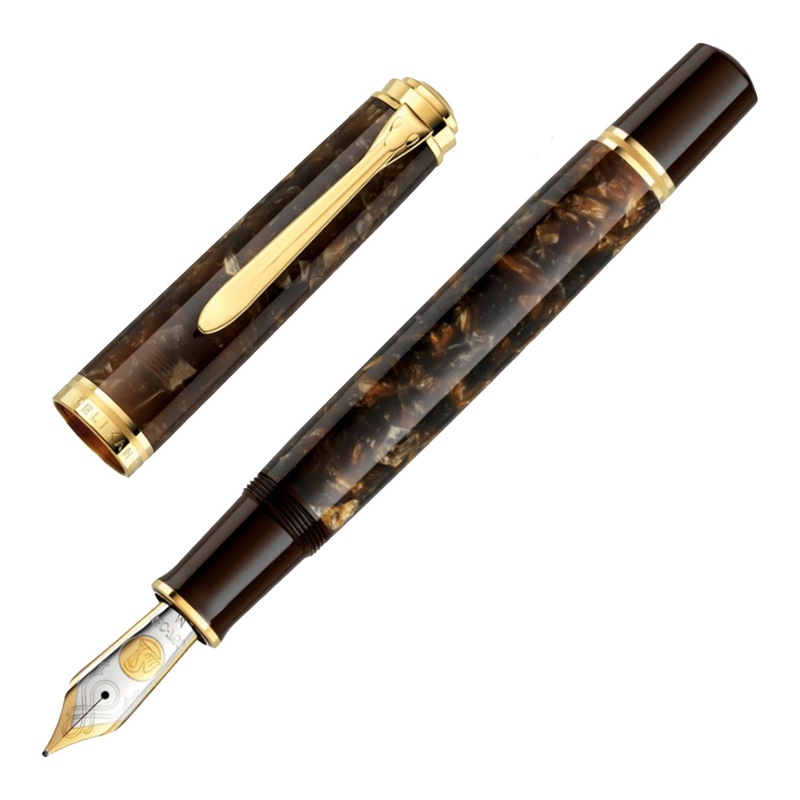 Pelikan M1000 Fountain Pen - Renaissance Brown GT (Special Edition)