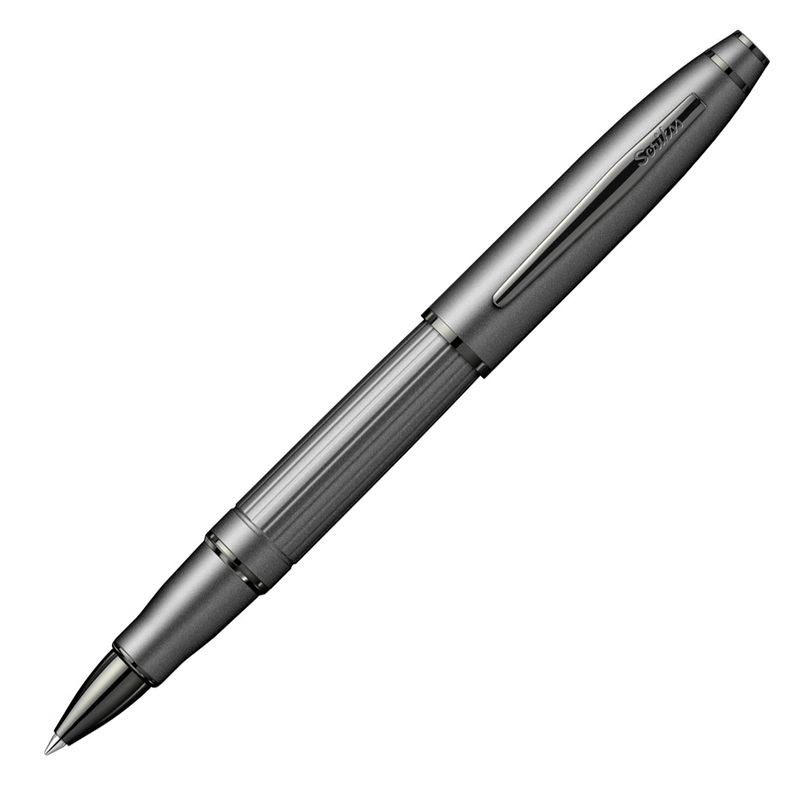 Scrikss Noble 350 Roller Ball Pen - Anthracite PVD