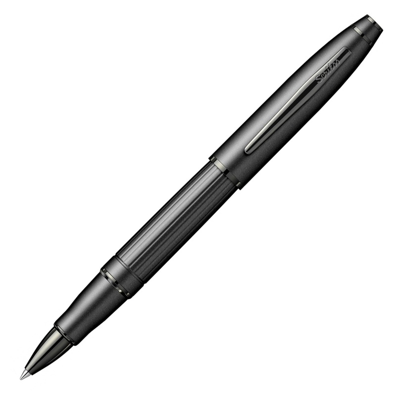Scrikss Noble 350 Roller Ball Pen - Matte Black PVD