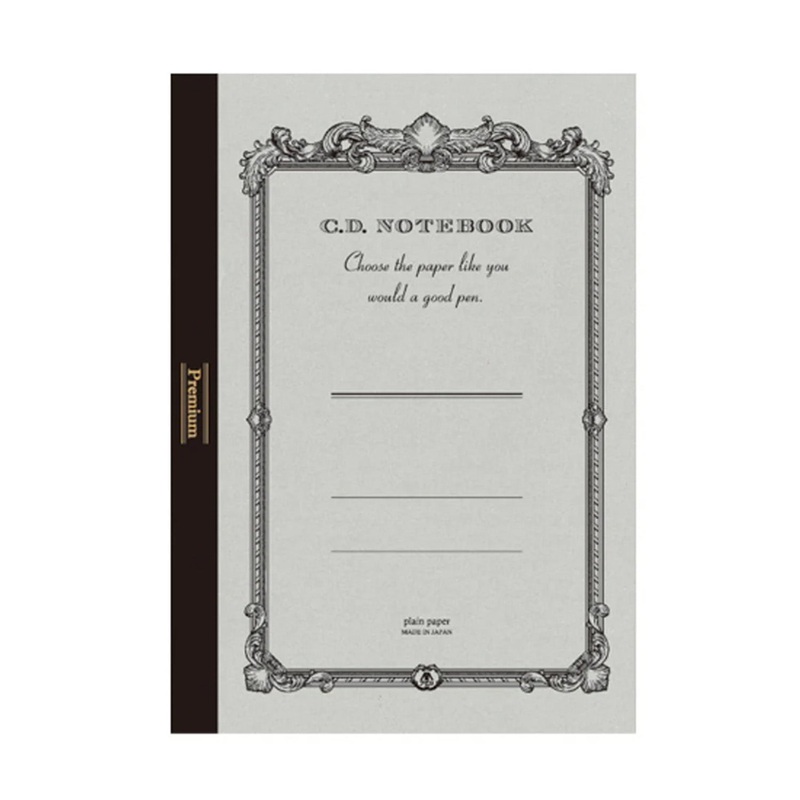 Apica Premium CD Notebook - Grey - A5 - Plain