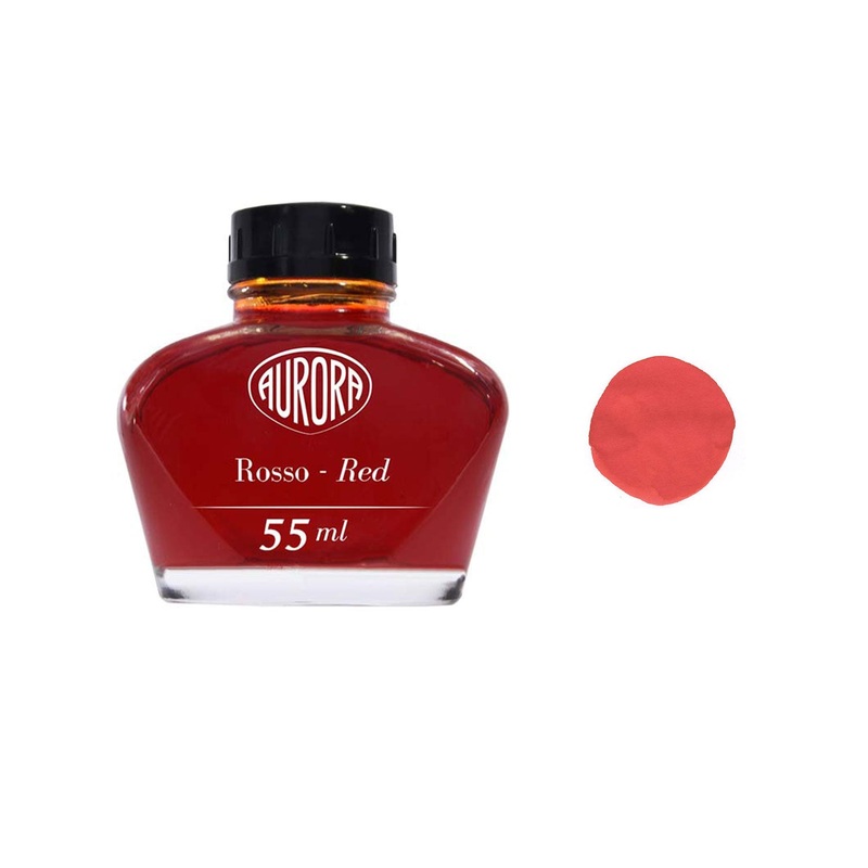 Aurora Anniversary Rosso Ink Bottle, Red - 55ml
