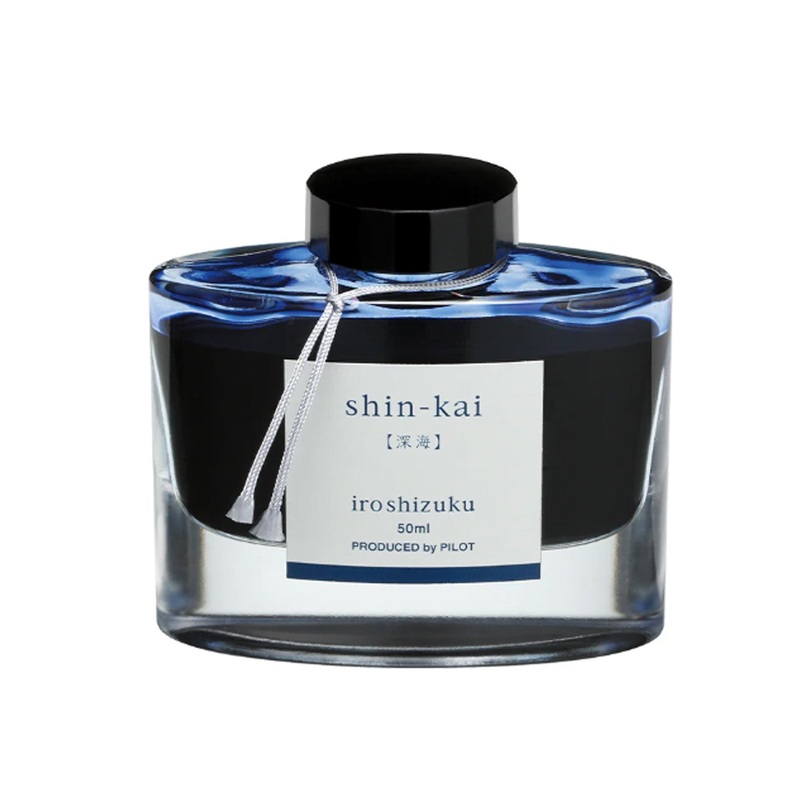 Pilot Iroshizuku Ink Bottle, Shin Kai (Deep Sea) - 50ml