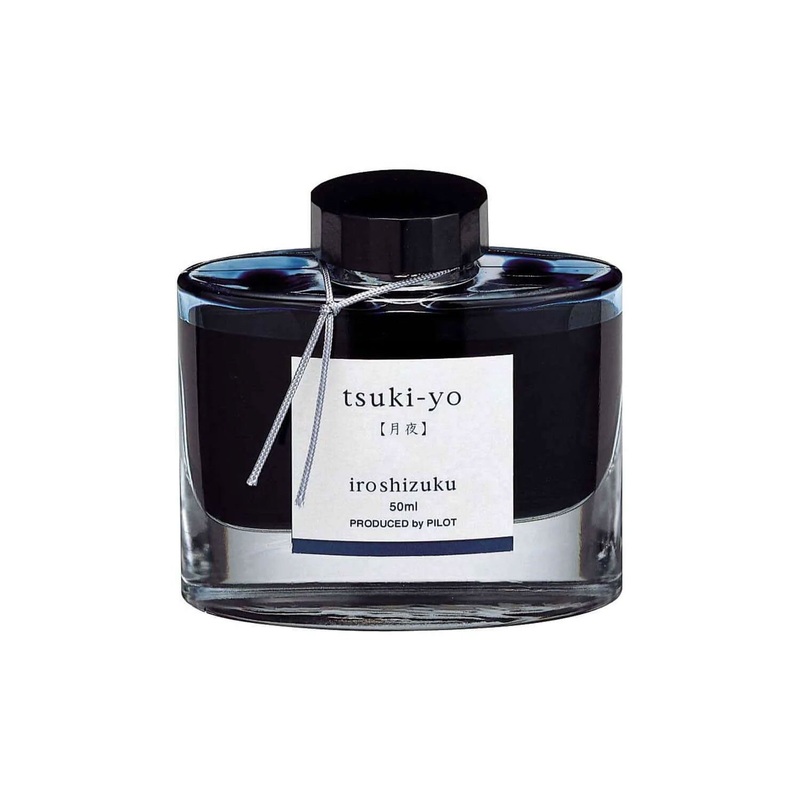Pilot Iroshizuku Ink Bottle, Tsuki Yo (Dark Blue) - 50ml