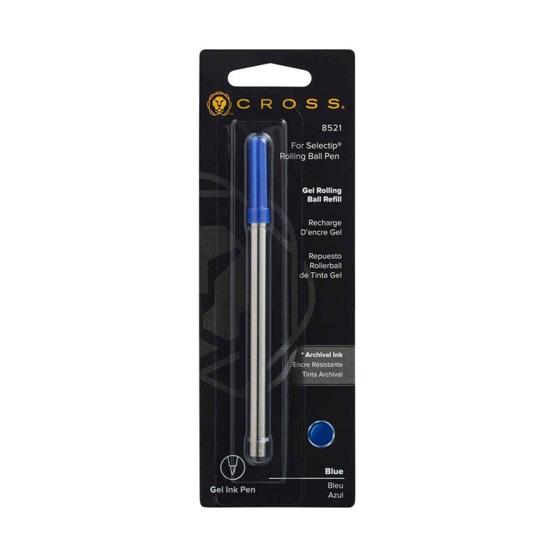 Cross 8521 Roller Ball Pen Refill - Blue - Medium