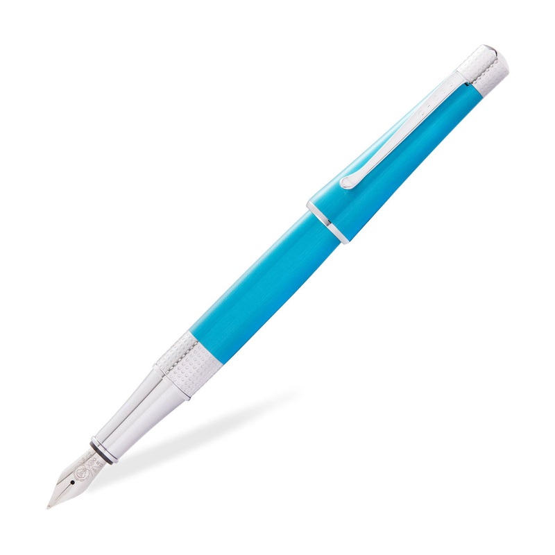 Cross Beverly Fountain Pen, Teal - Steel Nib