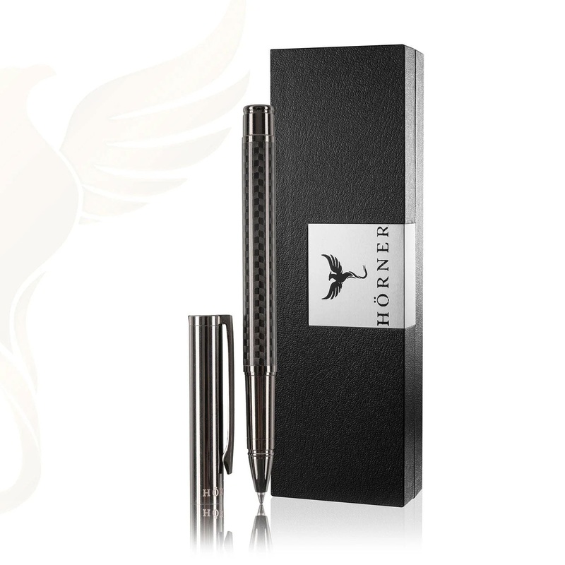 Horner Carboneo Roller Ball Pen, Carbon Black