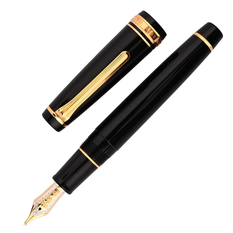 Sailor Professional Gear Fountain Pen - Black GT