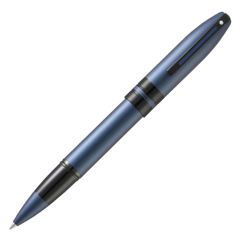Sheaffer Icon Roller Ball Pen - Metallic Blue PVD