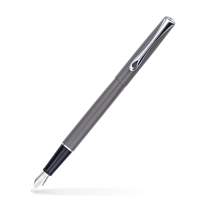 Diplomat Traveller Fountain Pen - Taupe Grey