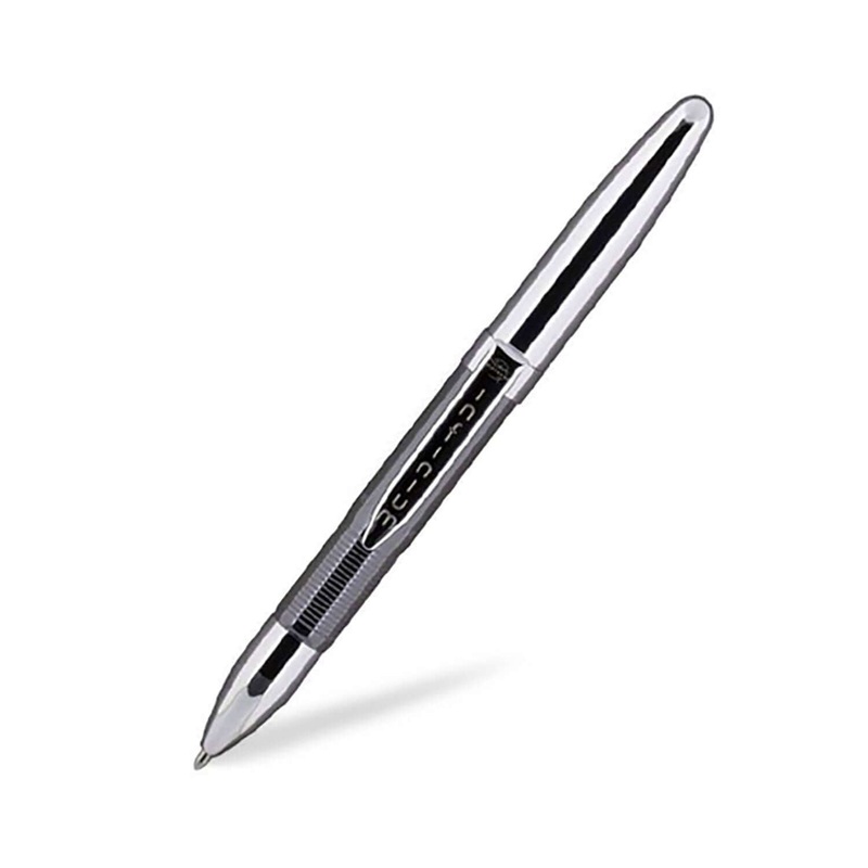 Fisher Space Infinium Ball Pen with Black Ink - Black Titanium & Chrome