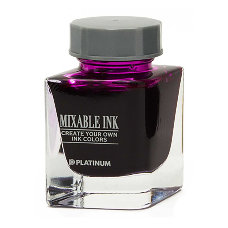 Platinum Mixable Silky Purple Ink Bottle, Purple - 20ml