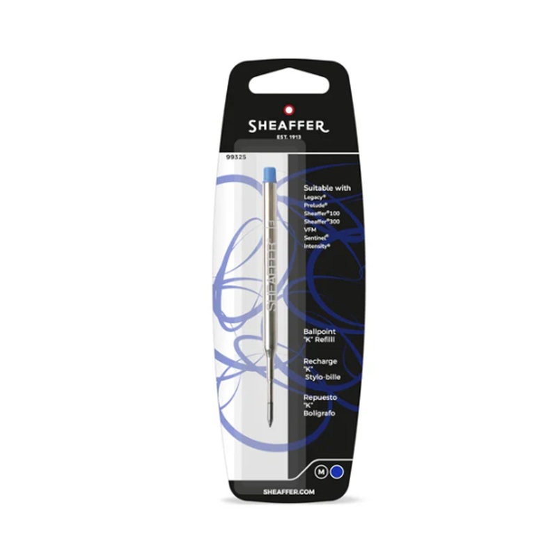 Sheaffer Ball Pen Refill "K" Style - Blue - Medium