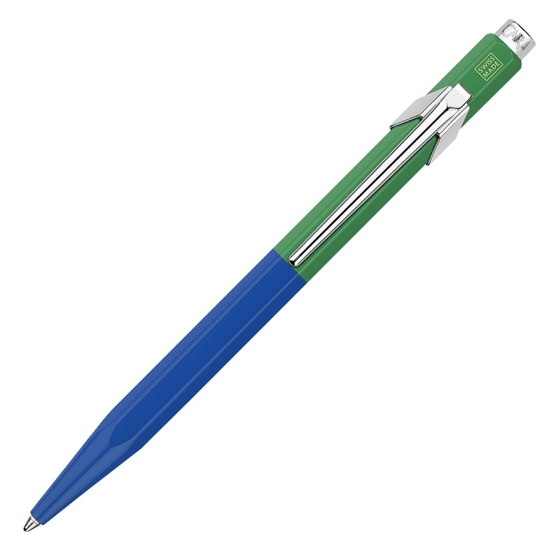 Caran d'Ache 849 Paul Smith Ball Pen - Cobalt Blue & Emerald Green (Limited Edition)