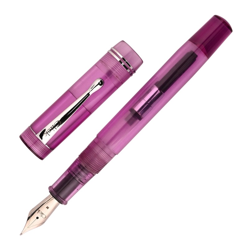 Click Renaissance Demonstrator Fountain Pen - Violet CT