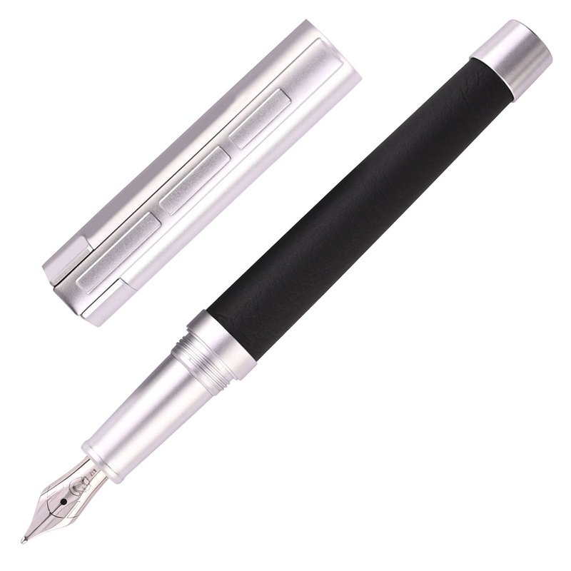 Staedtler Premium Corium Simplex Fountain Pen - Anthracite Leather CT