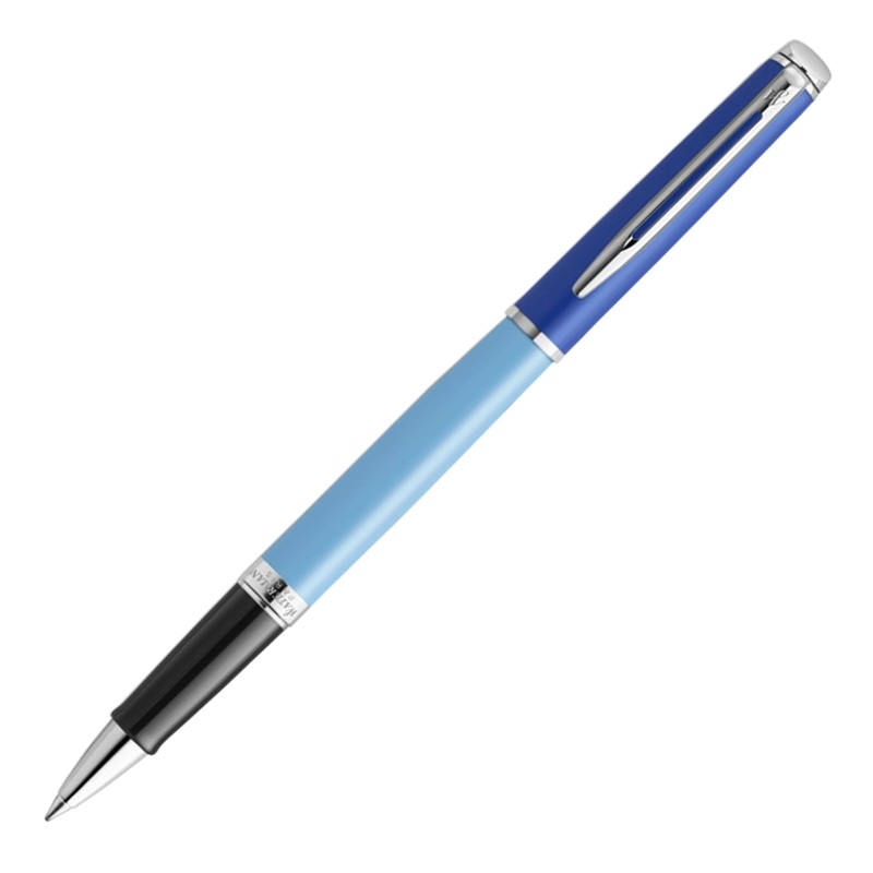 Waterman Hemisphere Colour Blocking Roller Ball Pen - Blue CT