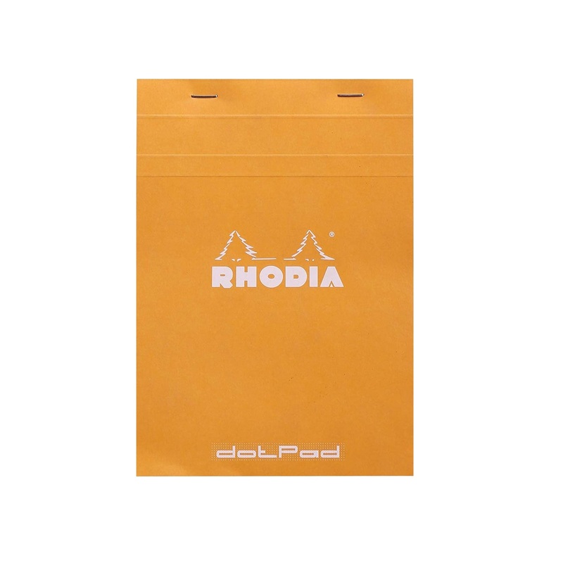 Rhodia No.16 Orange Notepad - A5, Dotted
