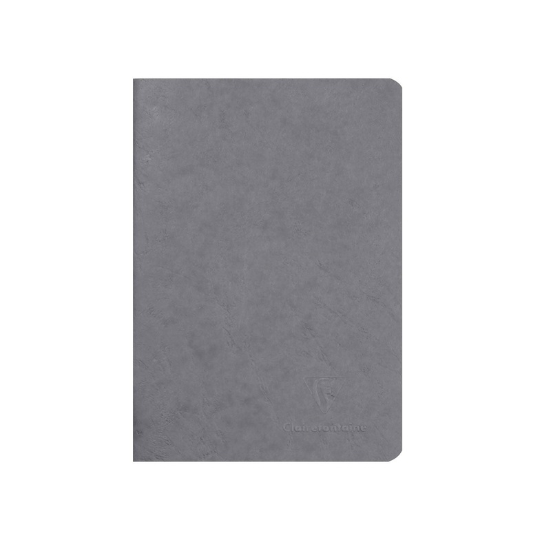 Clairefontaine Age Bag Essentials Gray Staplebound Notebook - A5, Ruled