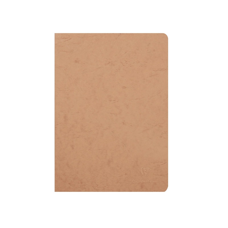 Clairefontaine Age Bag Essentials Tobacco Staplebound Notebook - A4, Ruled