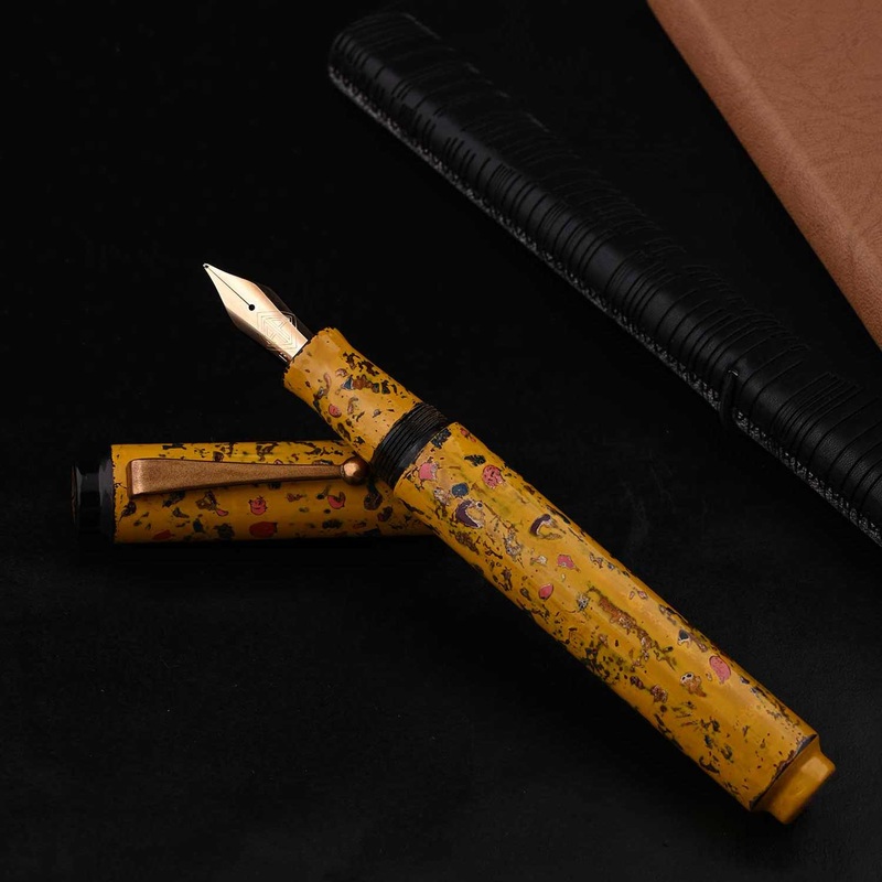 AP Magical Nuri Limited Edition Fountain Pen, Yellow - 18K Gold Nib