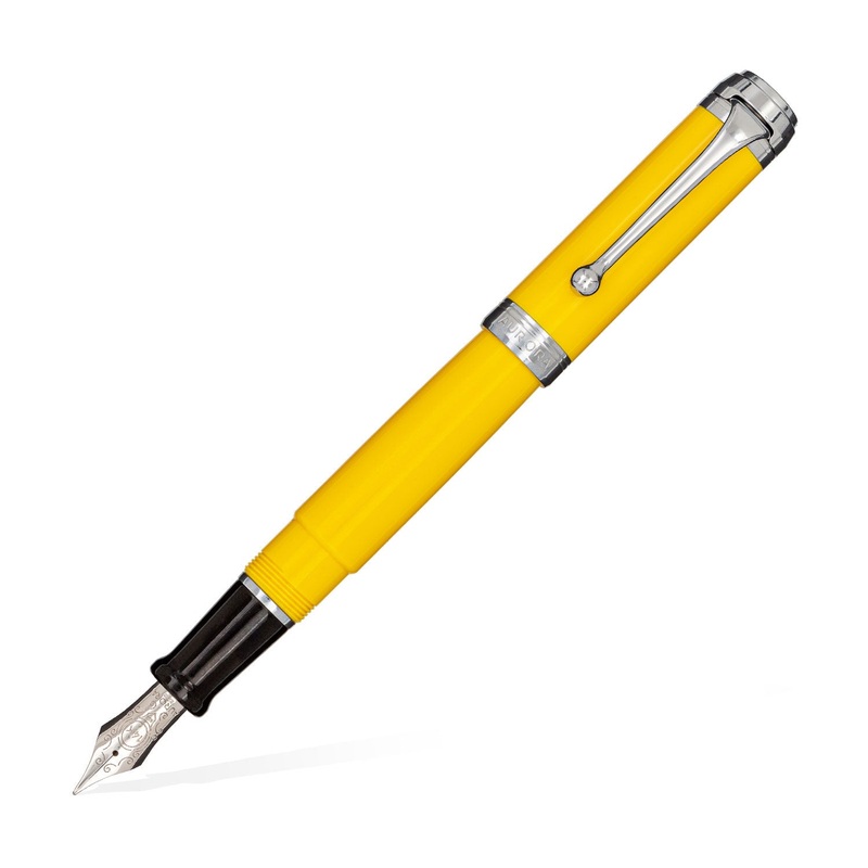 Aurora Talentum Resin Fountain Pen - Yellow