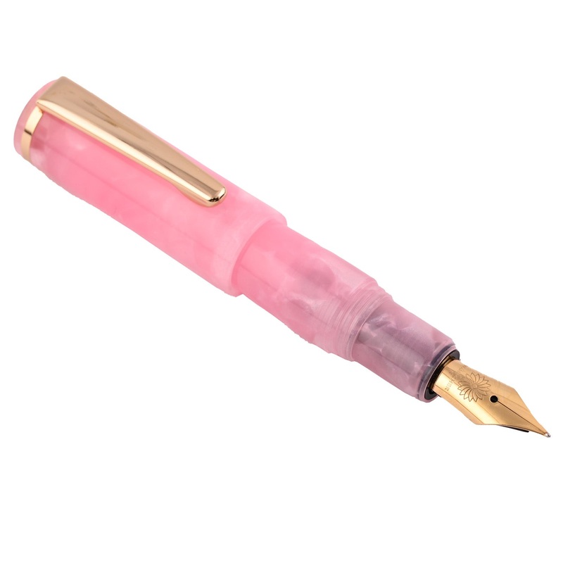 Wancher PuChiCo Fountain Pen - Peony Pink GT