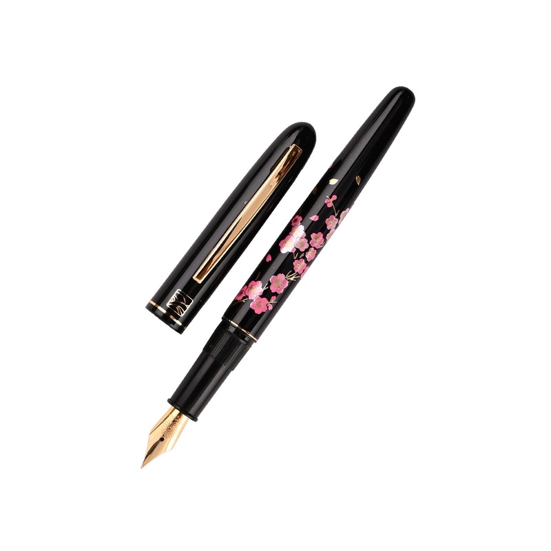 Wancher x Kuretake Kindai Maki-e Fountain Pen - Sakura Haru Kaze GT