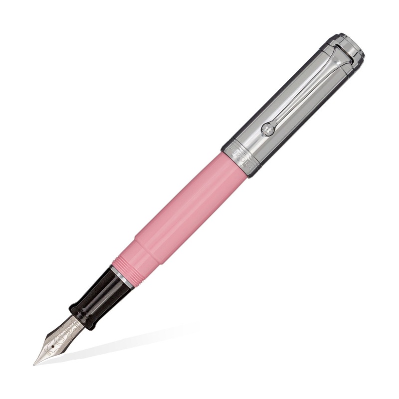 Aurora Talentum Fountain Pen - Chrome Rose