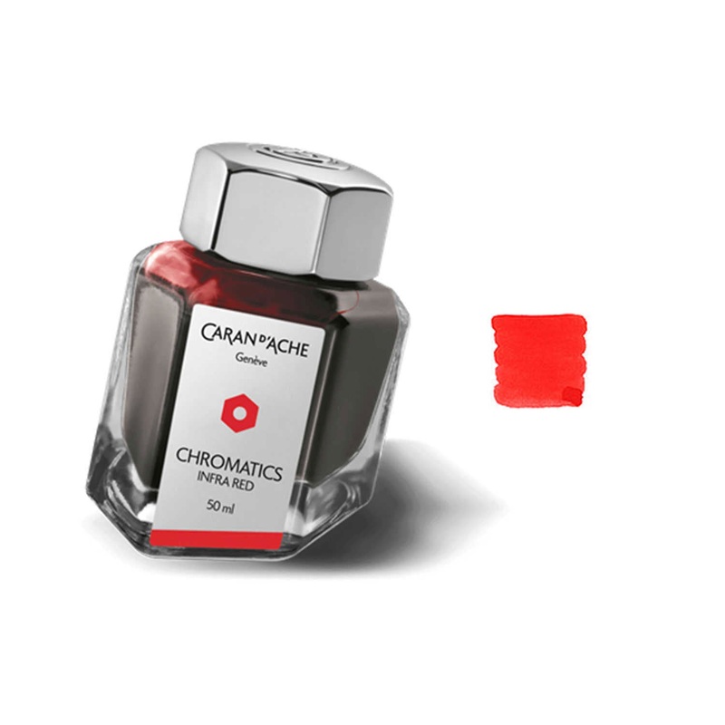 Caran d'Ache Chromatics Ink Bottle, Infra Red - 50ml