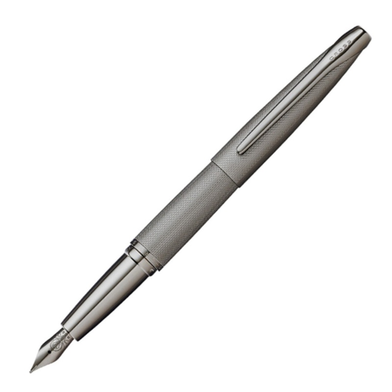 Cross ATX Fountain Pen - Sandblasted Titanium Grey