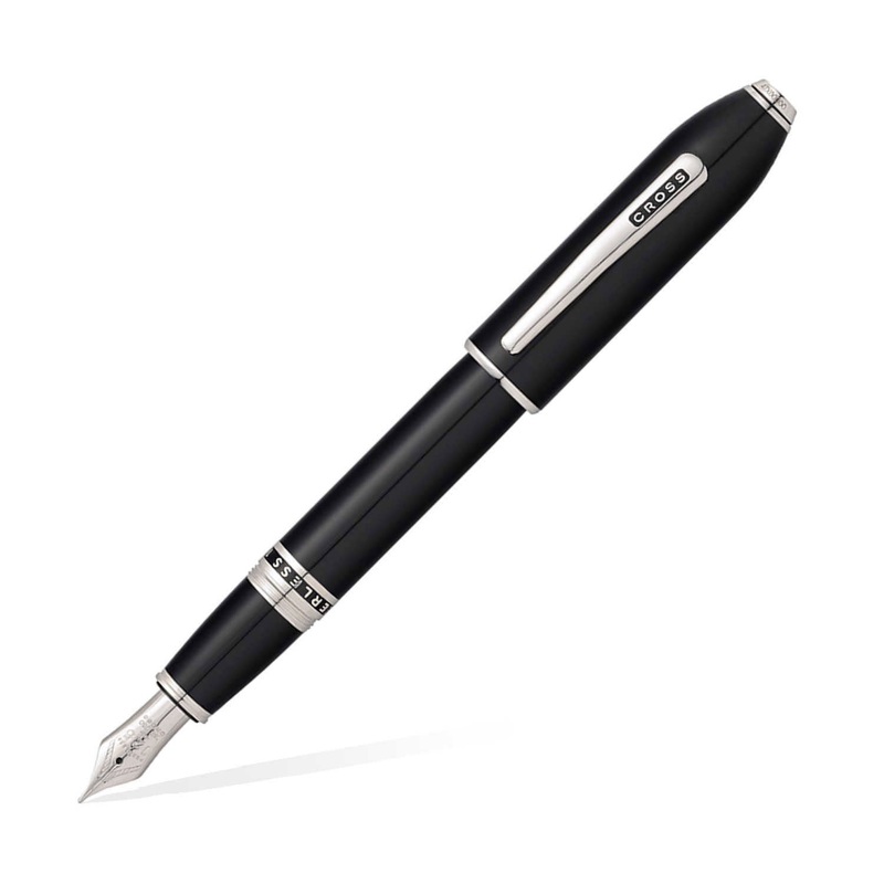 Cross Peerless 125 Fountain Pen, Black - 18K Gold Nib