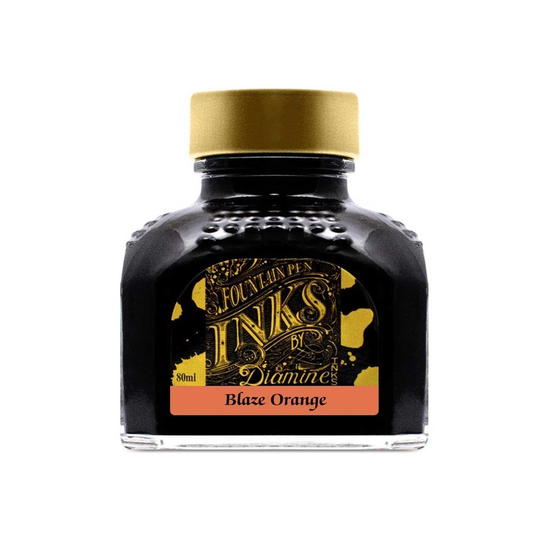 Diamine Blaze Orange Ink Bottle - 80ml