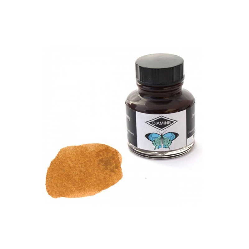 Diamine Calligraphy & Drawing Acrylic Ink Bottle, Sepia - 30ml
