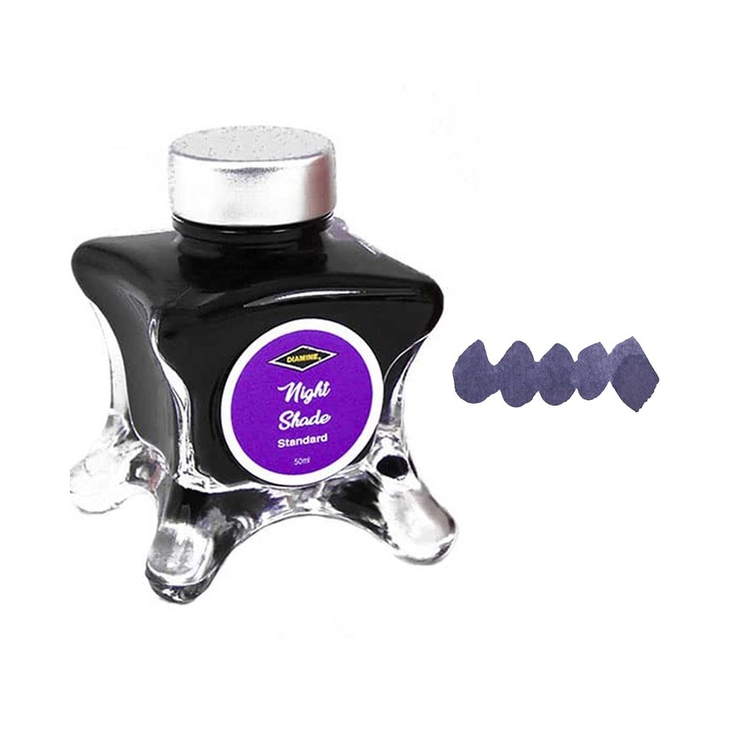 Diamine Inkvent Standard Ink Bottle, Nightshade - 50ml
