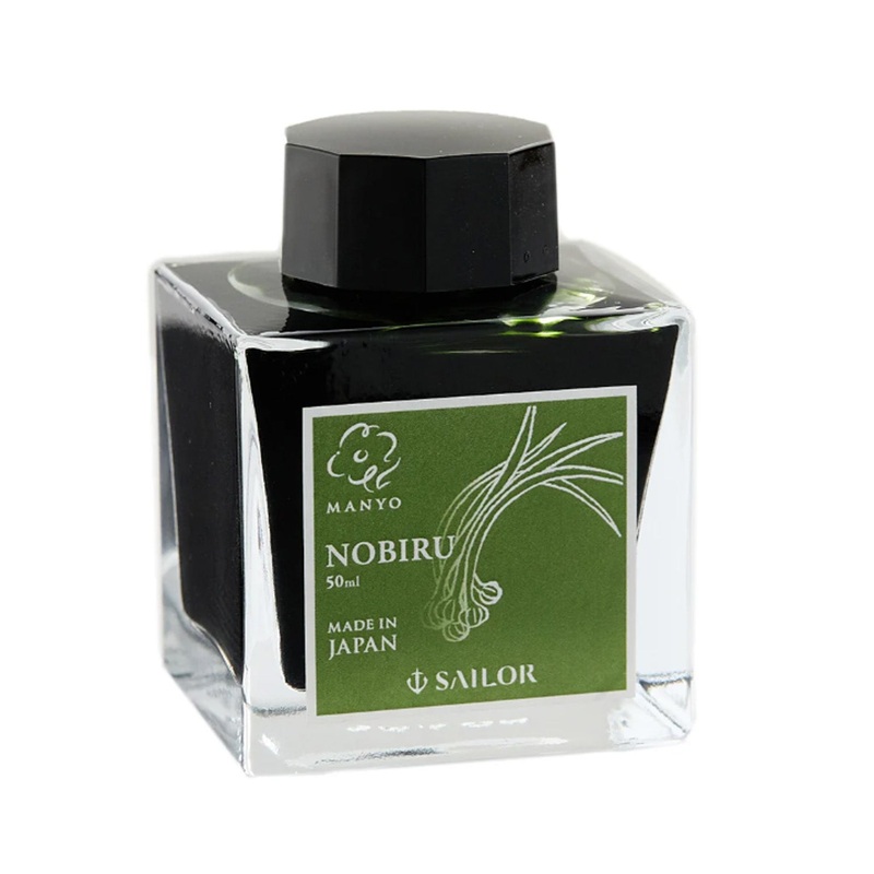 Sailor Manyo Nobiru Ink Bottle, Green - 50ml