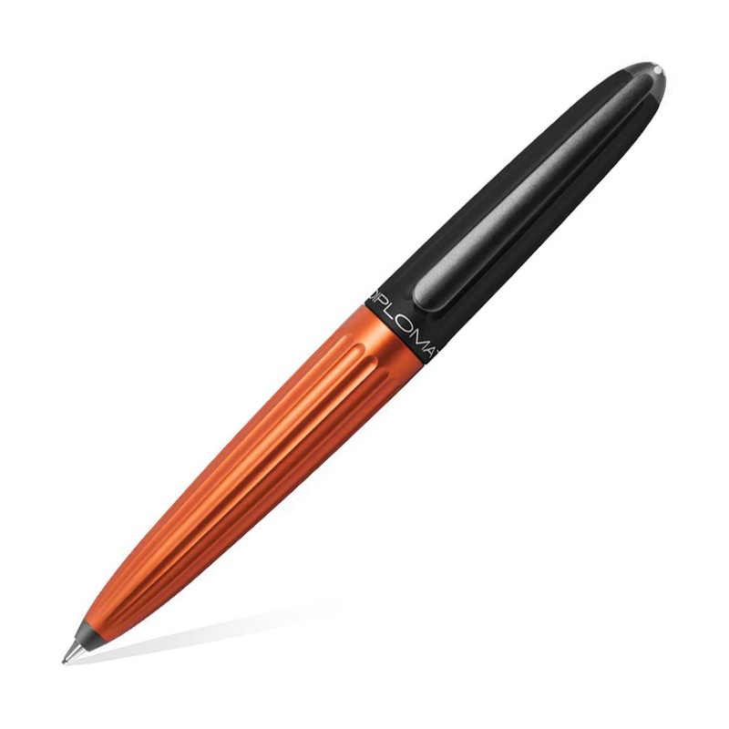 Diplomat Aero 0.7mm Mechanical Pencil - Black Orange
