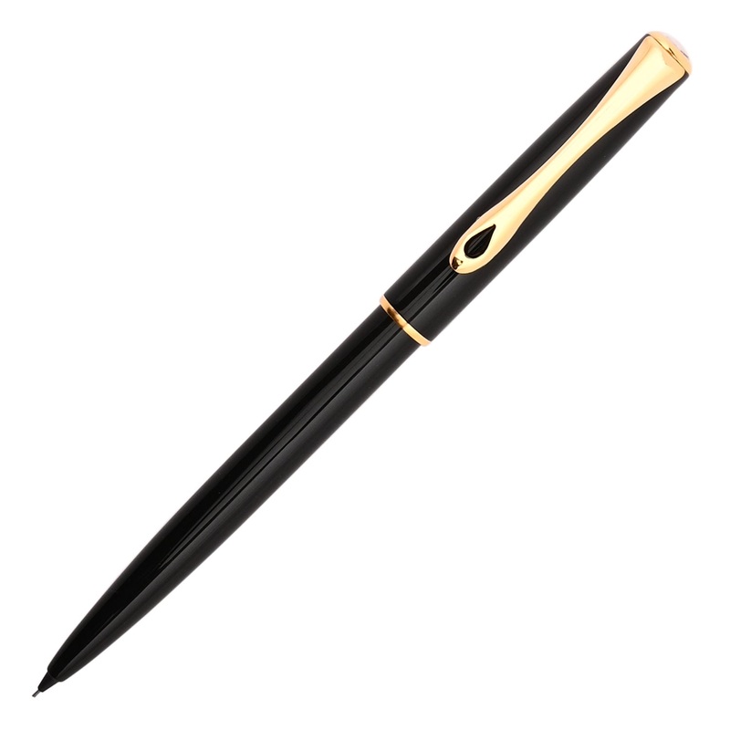 Diplomat Traveller 0.5mm Mechanical Pencil - Black Lacquer GT
