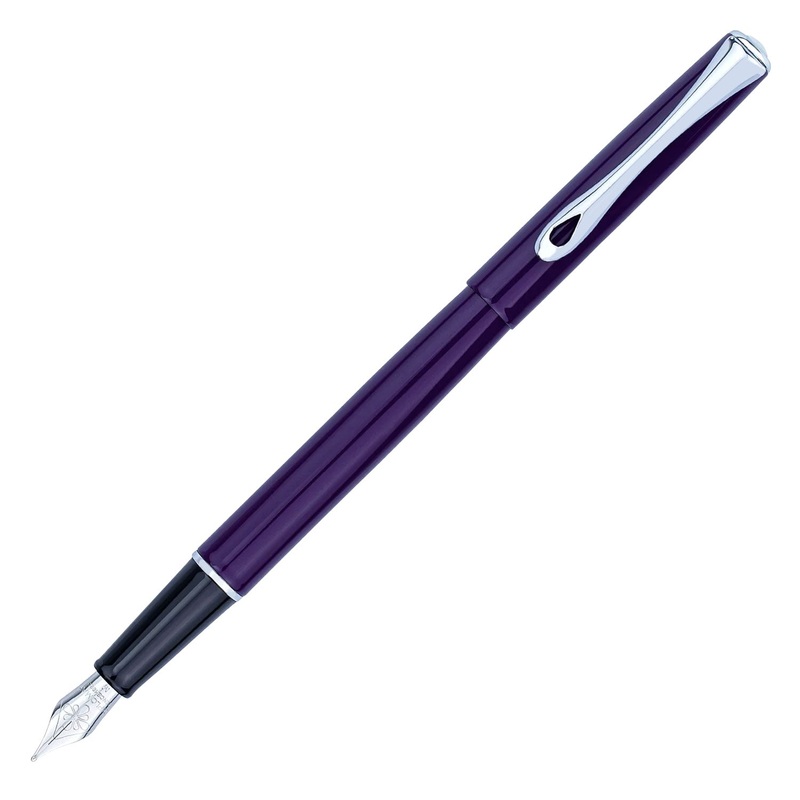Diplomat Traveller Fountain Pen - Deep Purple