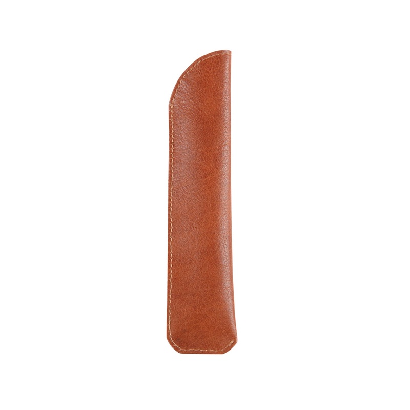 Elan Leather Single Pen Holder - Tan
